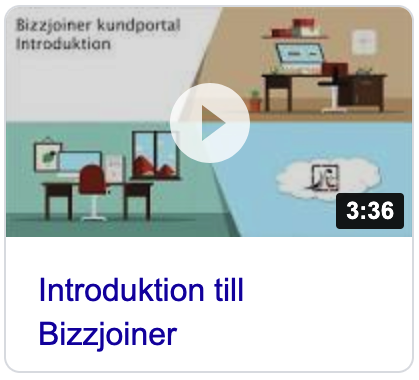 Watch movie showing how users save time with Bizzjoiner customer portal